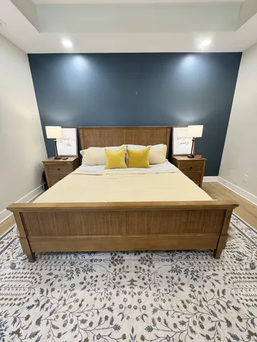 a view of a tree in the middle of a forest