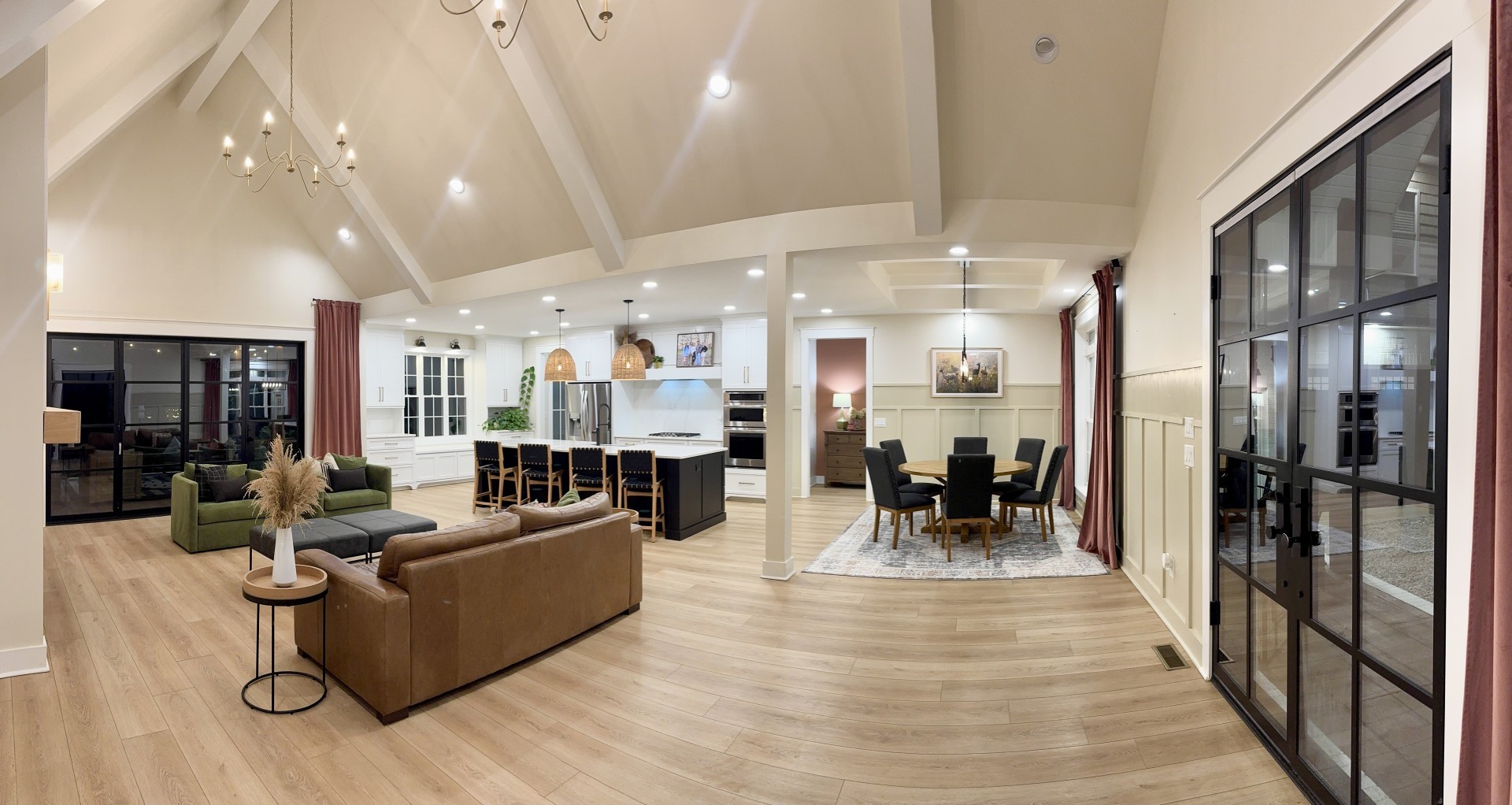 418 Creekmore Road Cottontown, TN 37048 - Photo 6 of 60 a living room with furniture kitchen area and a wooden floor