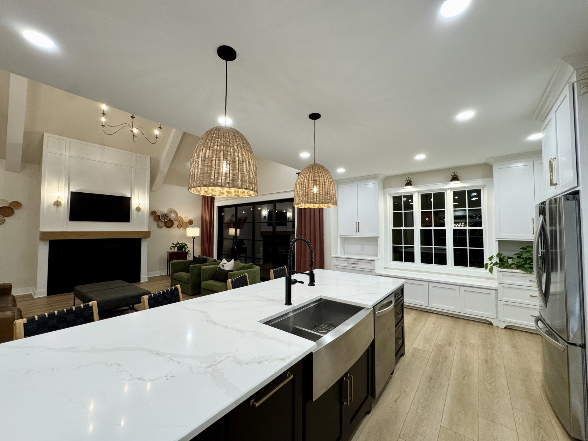 418 Creekmore Road Cottontown, TN 37048 - Photo 10 of 60 a kitchen with stainless steel appliances a sink stove and cabinets