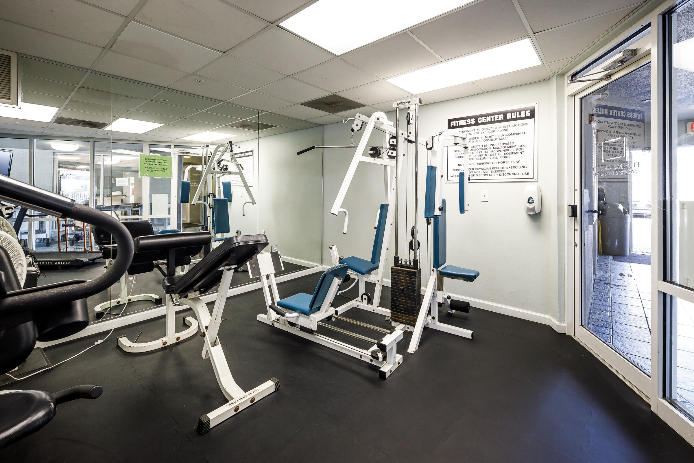 895 Santa Rosa Boulevard, Unit 208 Fort Walton Beach, FL 32548 - Photo 21 of 21 a view of a room with gym equipment