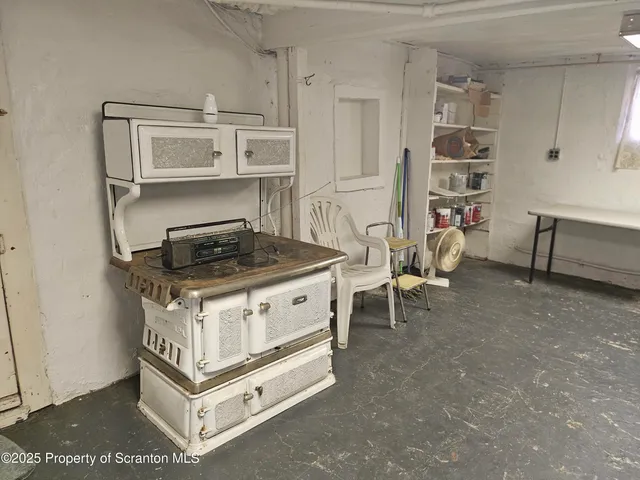 a room with storage and utility