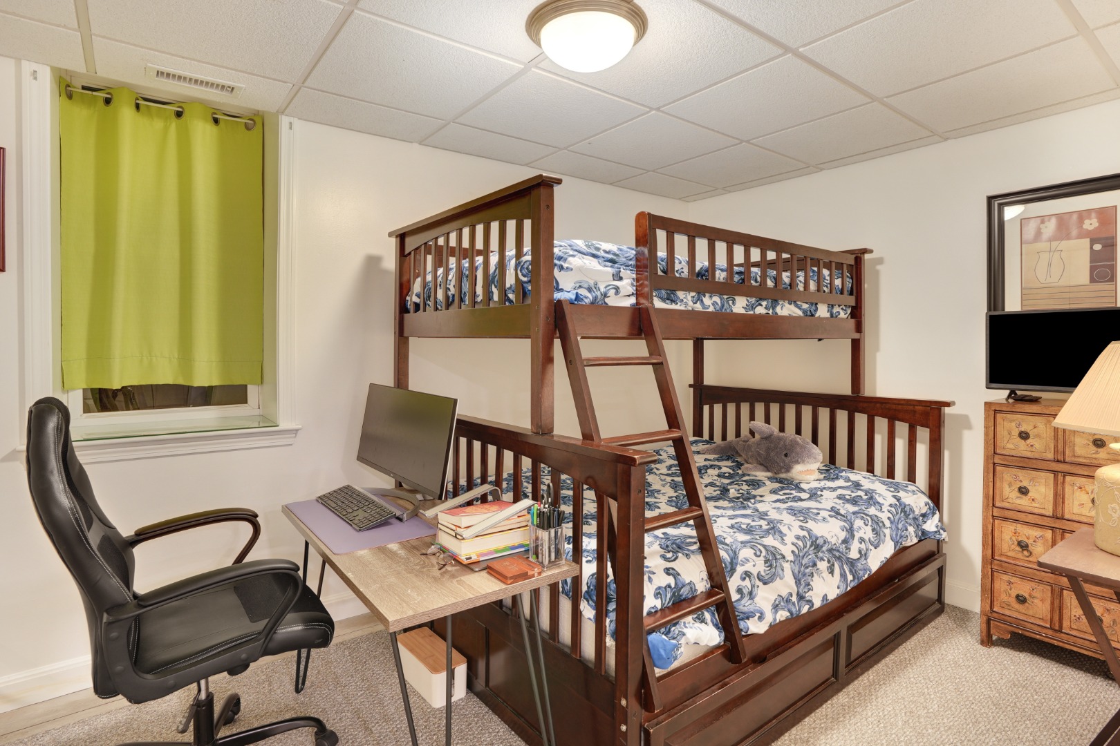 8 Fresh Pond Road Oak Bluffs, MA 02557 - Photo 27 of 40 a bedroom with a bed and a desk