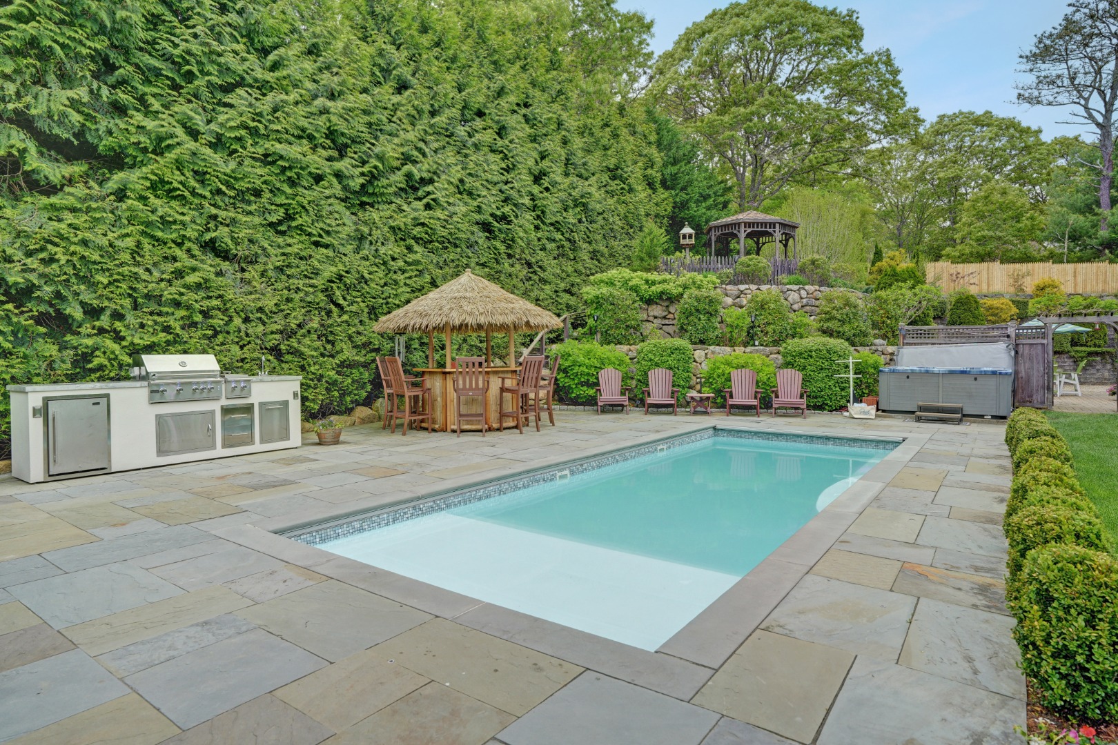 8 Fresh Pond Road Oak Bluffs, MA 02557 - Photo 29 of 40 a house view with a garden space