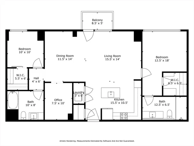 $1,599,000 | 32 Traveler Street, Unit 706, Boston, MA 02118
