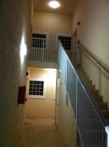 a view of a door with an outdoor space