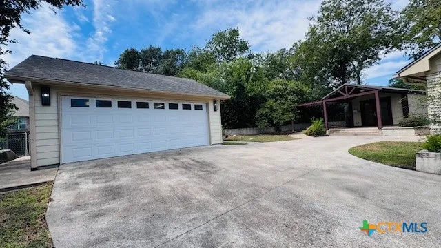 a view of a house with a outdoor space