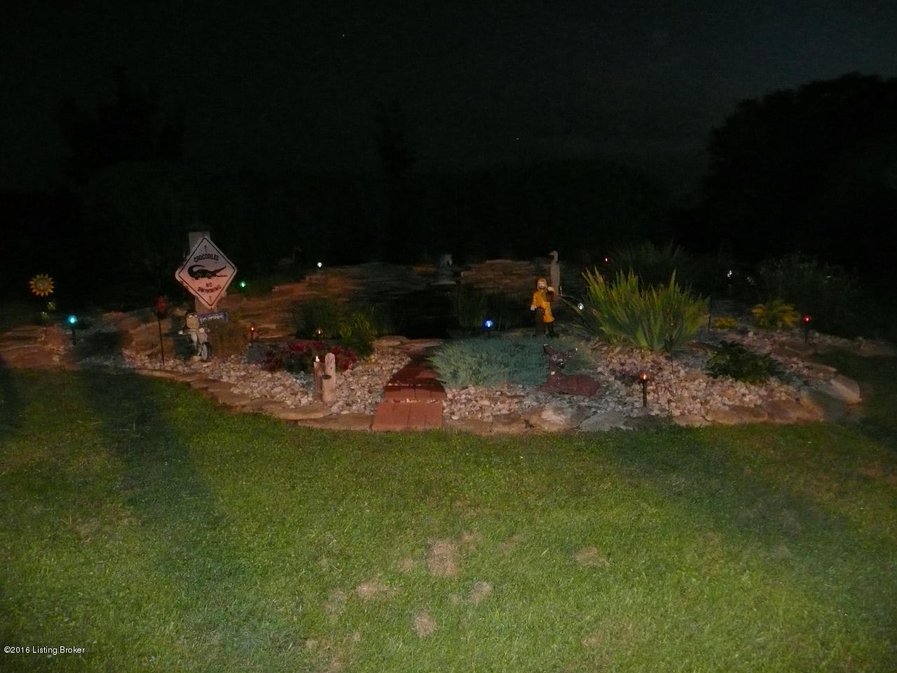 297 Pete Hahn Road Bloomfield, KY 40008 - Photo 20 of 35 Lighted Koi Pond