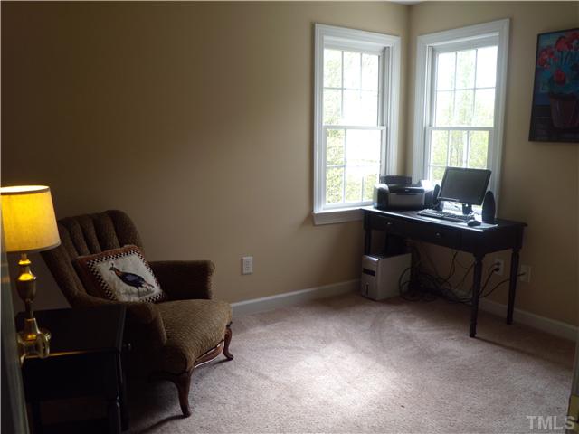 3809 La Costa Way Raleigh, NC 27610 - Photo 14 of 25 a view of a workspace with a window