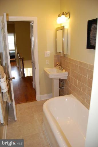 1365 Rittenhouse Street Northwest Washington, DC 20011 - Photo 13 of 25 Hall Bath with Heated Towel Bars.