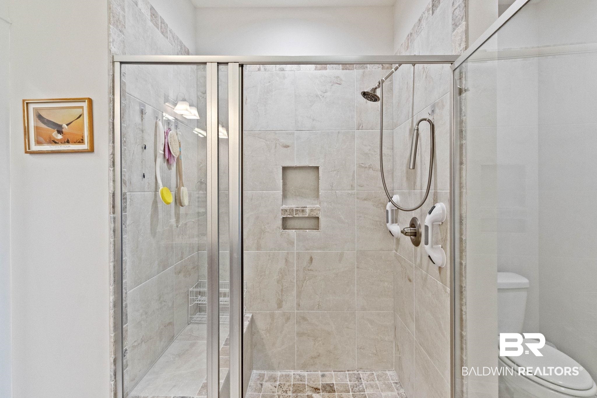 192 Mark Twain Loop Foley, AL 36535 - Photo 24 of 42 Bathroom with a shower with shower door and toilet