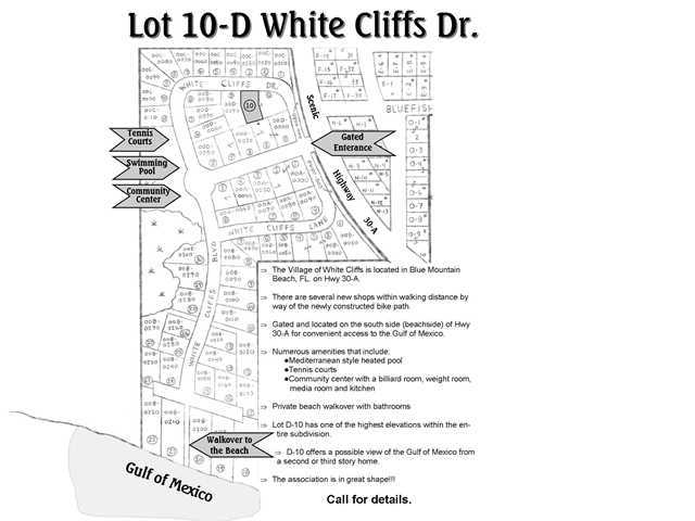 Lot 10 White Cliffs Drive Santa Rosa Beach, FL 32459 - Photo 9 of 9 unknown