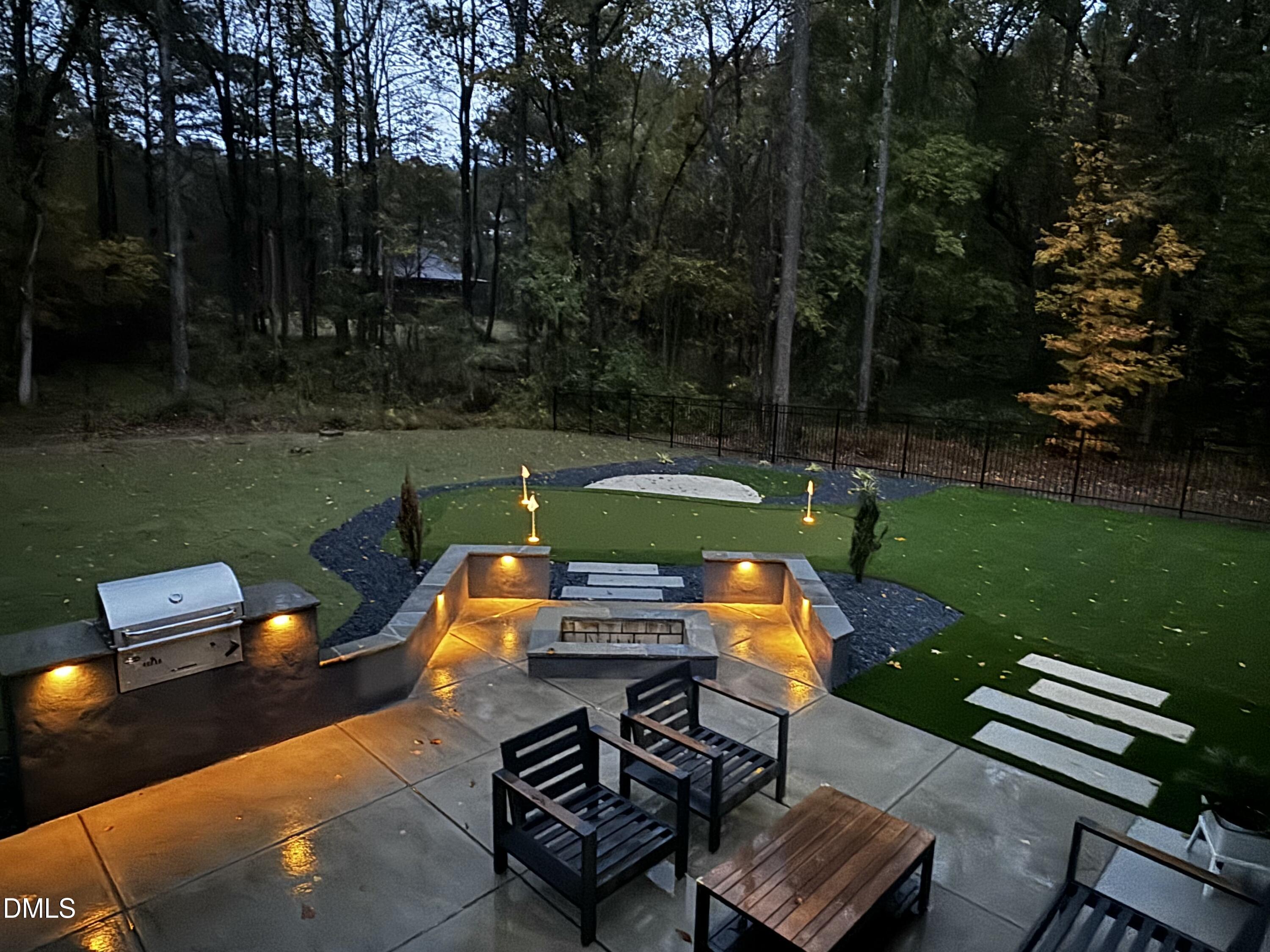 6428 Prescott Chase Drive Rolesville, NC 27571 - Photo 37 of 45 an aerial view of a house with garden space and street view