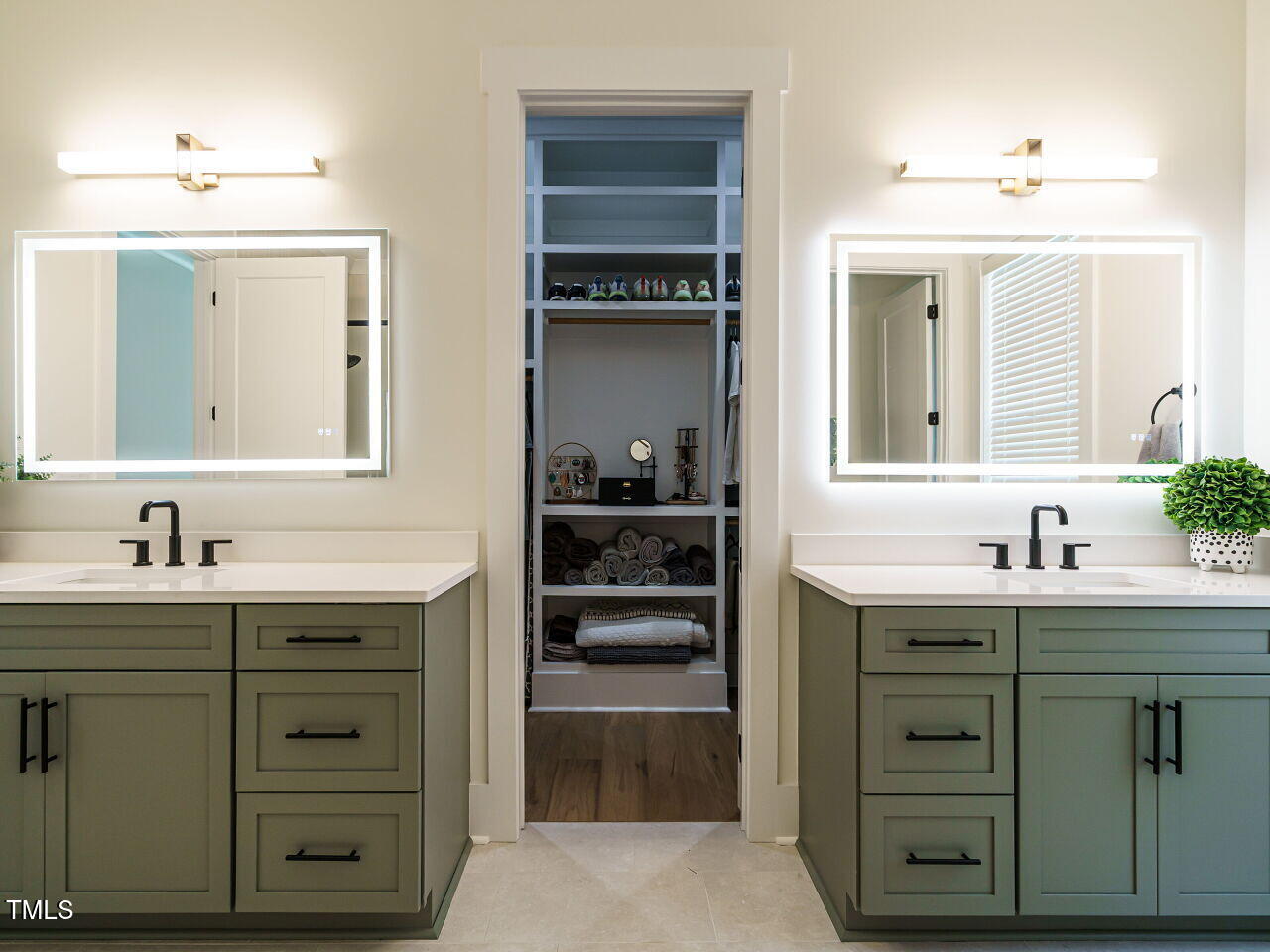 6428 Prescott Chase Drive Rolesville, NC 27571 - Photo 9 of 45 a bathroom with a sink vanity and mirror