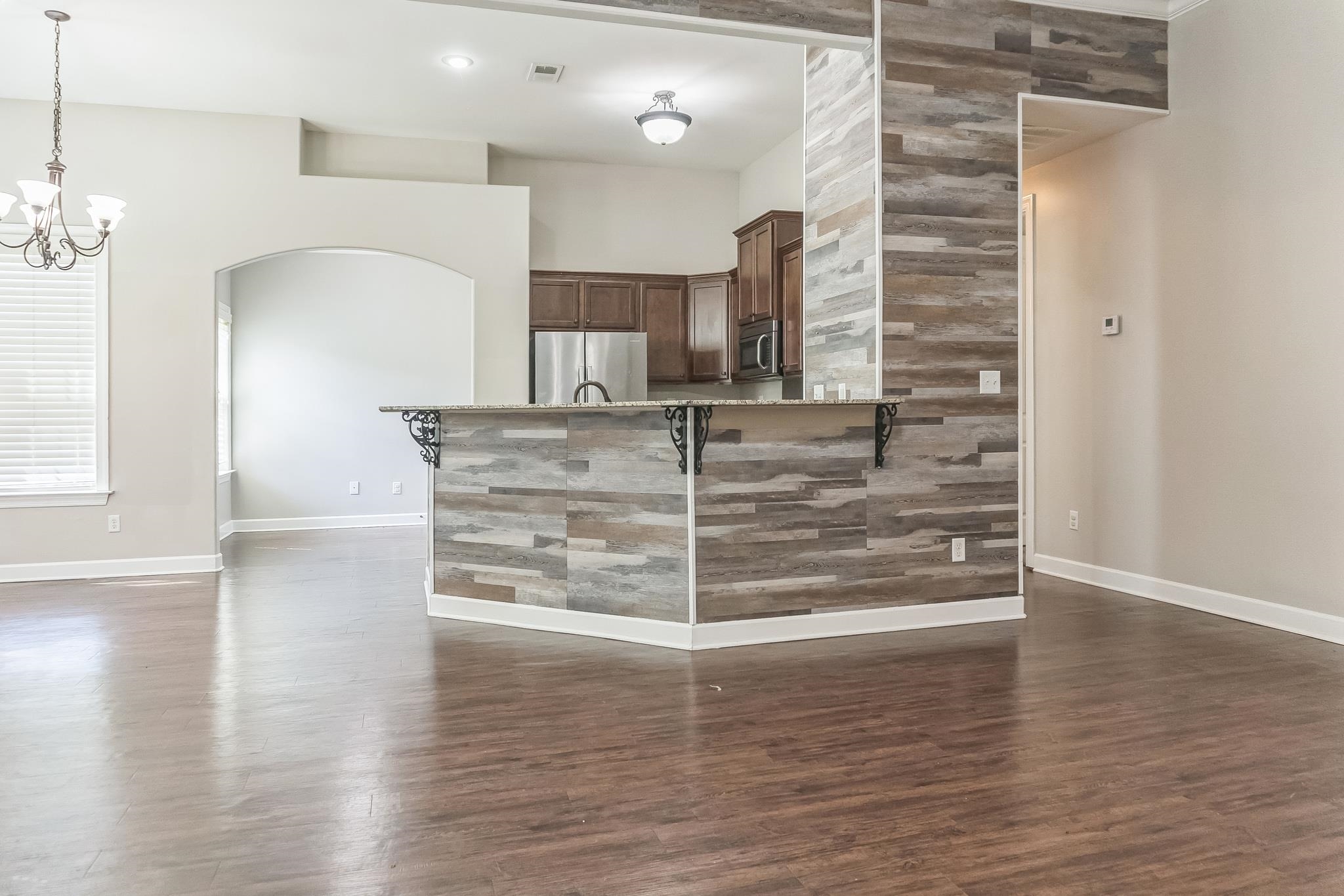 4948 Grace View Lane Bartlett, TN 38135 - Photo 8 of 21 a view of counter top space and wooden floor