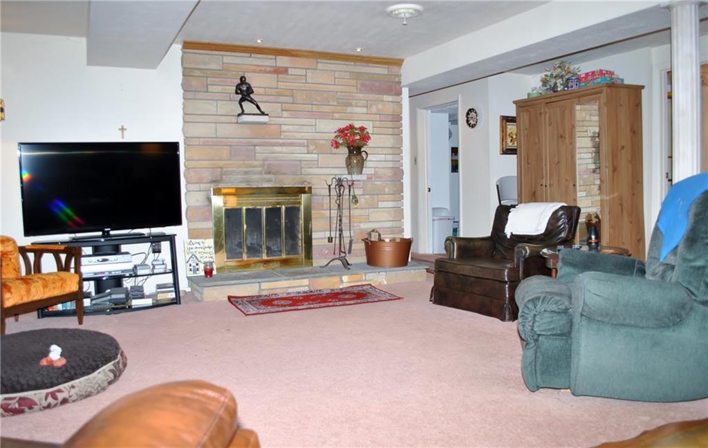 200 Rosscommon Road Wexford, PA 15090 - Photo 7 of 24 Family room in the lower level also features a wood burning fireplace!