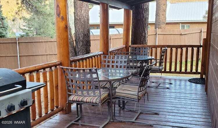 90 Main Street Greer, AZ 85927 - Photo 3 of 18 CABIN 90 DECK 2