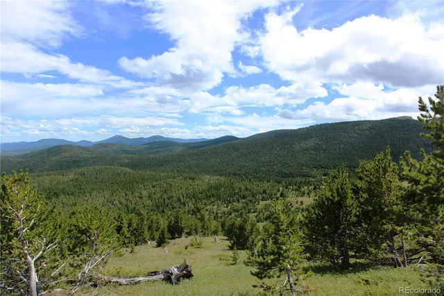 a view of mountain with outside view