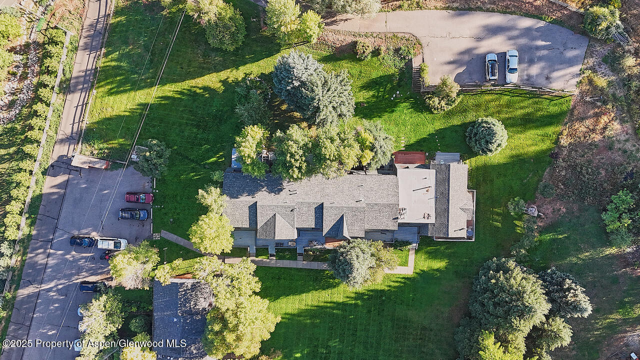 331 Holland Hills Road, Unit 5 Basalt, CO 81621 - Photo 18 of 19 an aerial view of a house with a garden