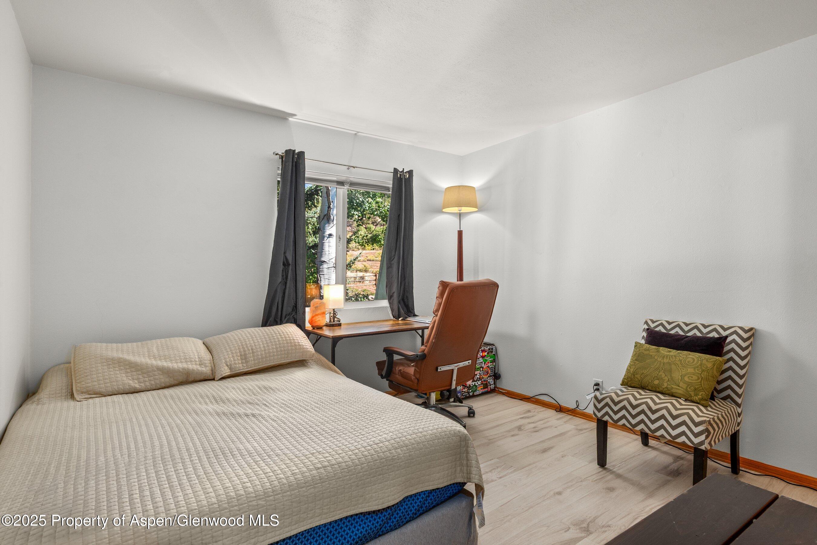 331 Holland Hills Road, Unit 5 Basalt, CO 81621 - Photo 9 of 19 a bedroom with a bed and a windows