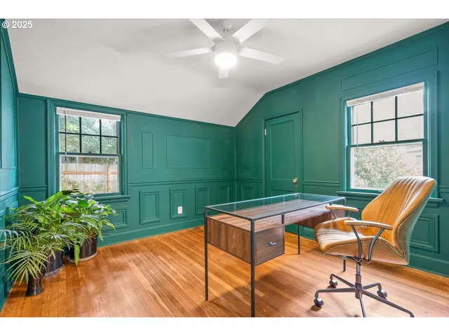 a room with furniture and window