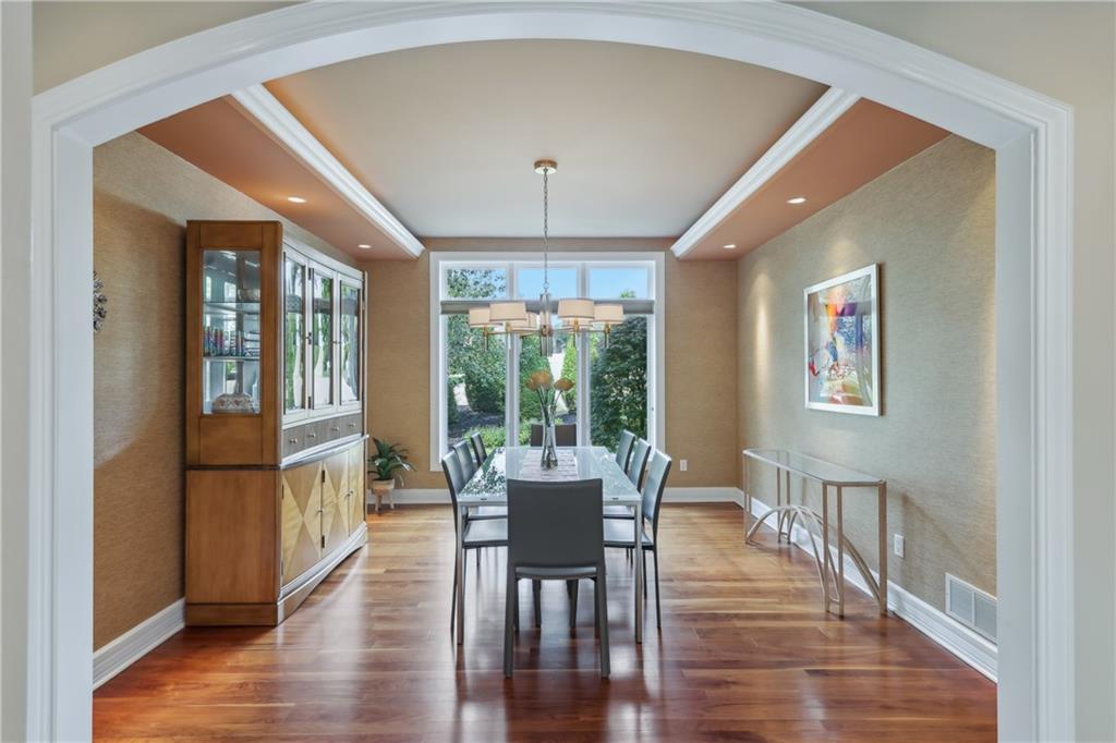 7091 Pinehurst Drive Presto, PA 15142 - Photo 6 of 29 a view of a dining room with furniture window and wooden floor