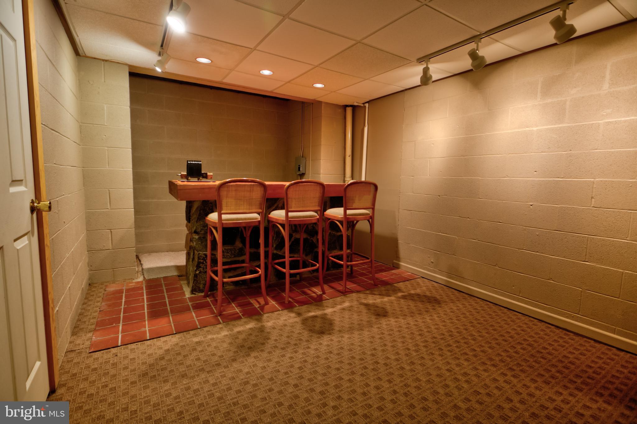 473 Mt Penn Road Reading, PA 19607 - Photo 51 of 53 Unfinished Stone Dry Bar Area