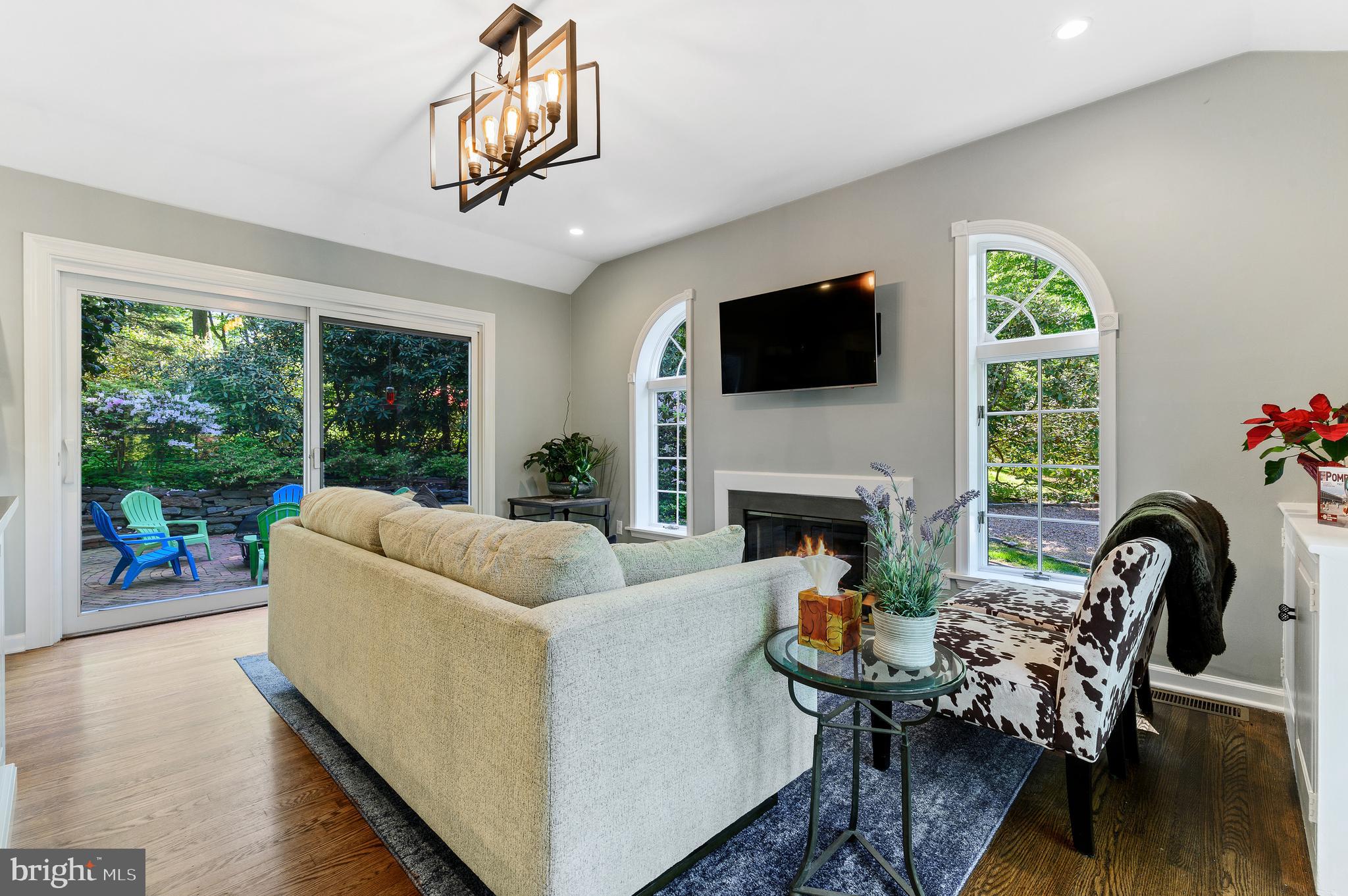 509 Oak Grove Lane Wayne, PA 19087 - Photo 12 of 40 Den with Gas Fireplace