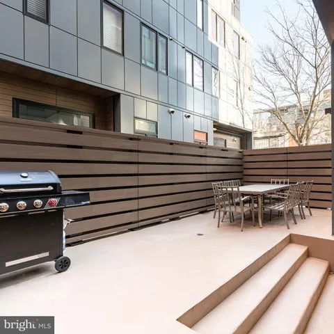 a view of outdoor space with seating area