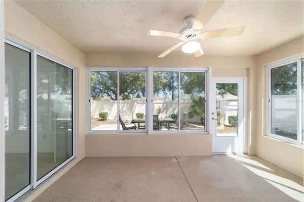 a view of an entryway with a window