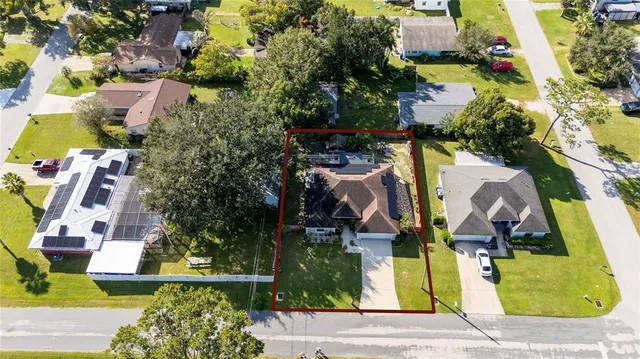 front view of house with a yard