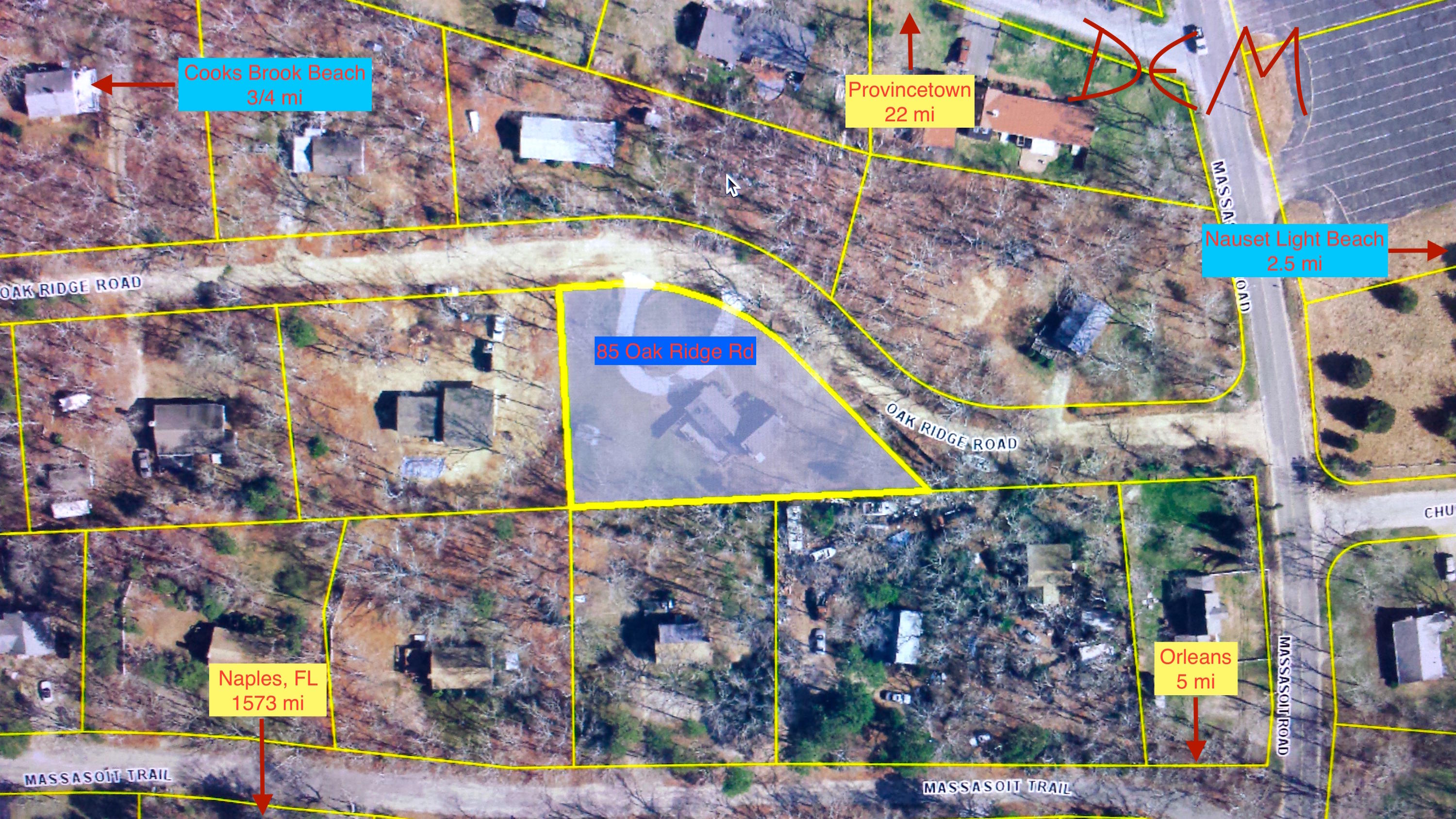 85 Oak Ridge Road Eastham, MA 02642 - Photo 32 of 33 spencermap