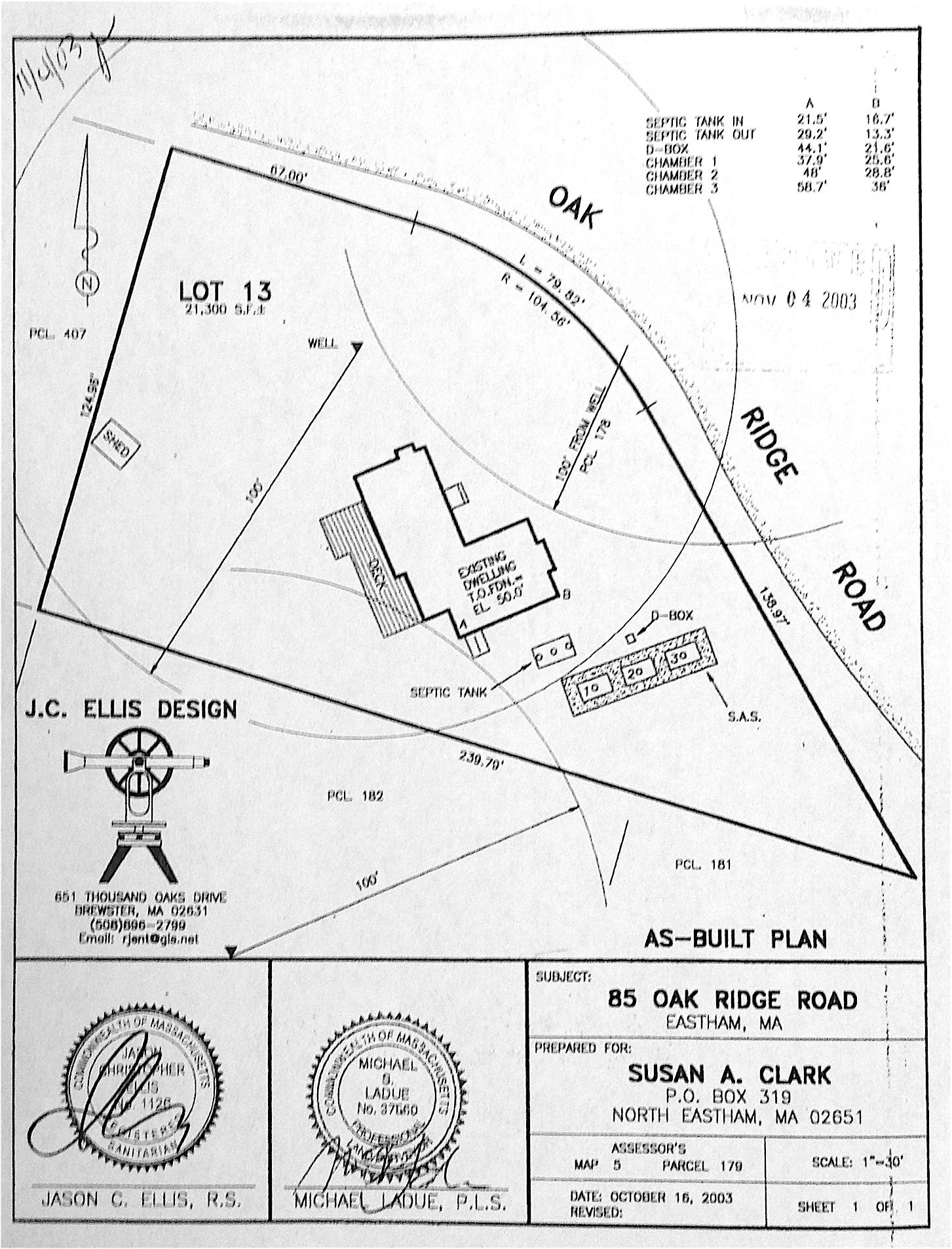 85 Oak Ridge Road Eastham, MA 02642 - Photo 33 of 33 spencerplan