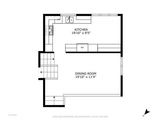 a picture of a bench in front of a wall