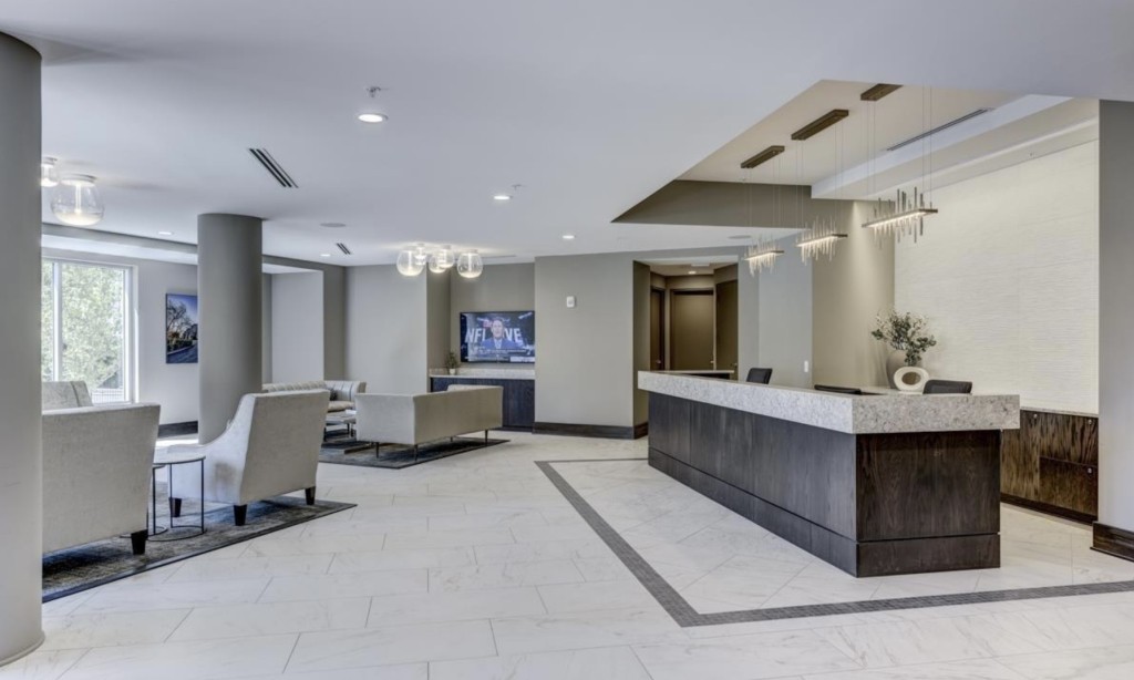 20 Rutledge Street, Unit 108 Nashville, TN 37210 - Photo 37 of 56 a living room with furniture and a large window