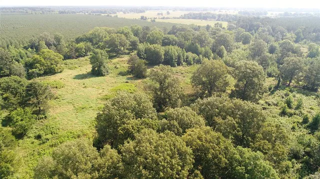 a view of a lot of a building from a field