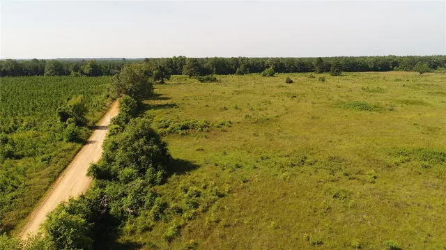 a view of lake with green space