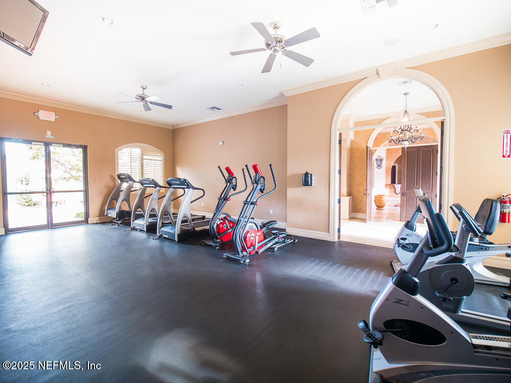 9745 Touchton Road, Unit 1204 Jacksonville, FL 32246 - Photo 26 of 35 a view of a room with gym equipment