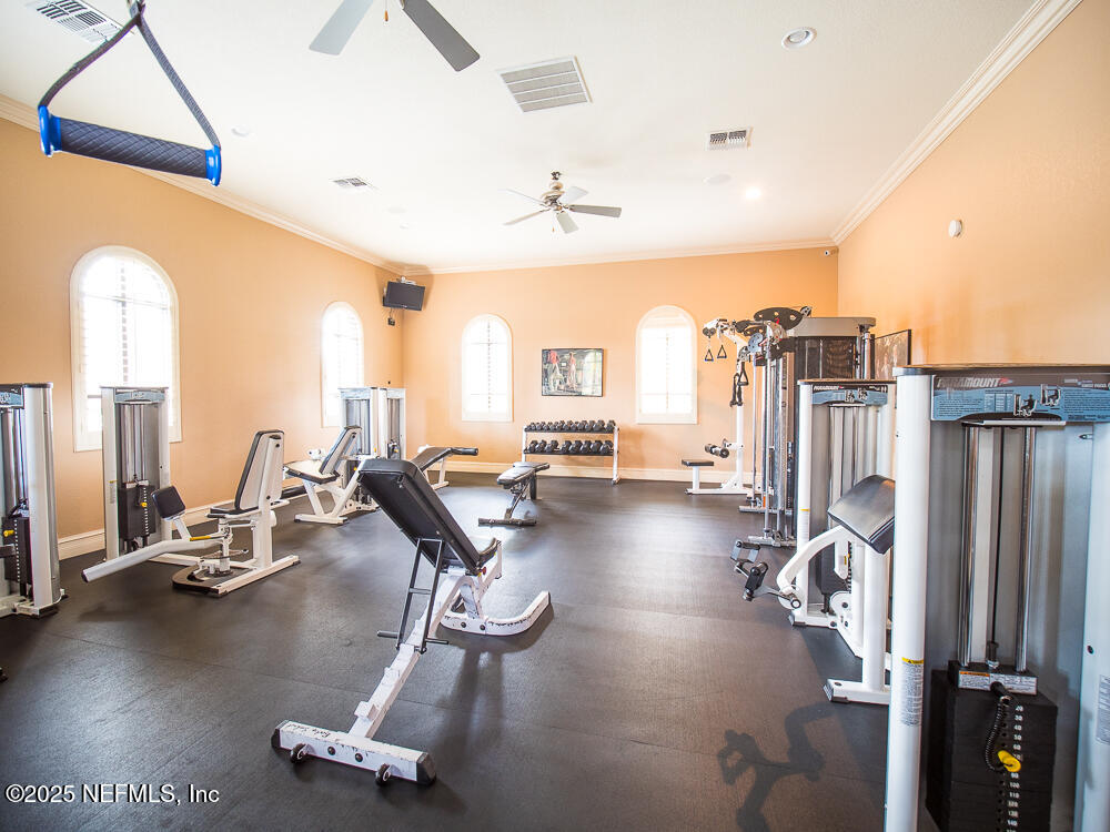 9745 Touchton Road, Unit 1204 Jacksonville, FL 32246 - Photo 27 of 35 a view of a room with gym equipment