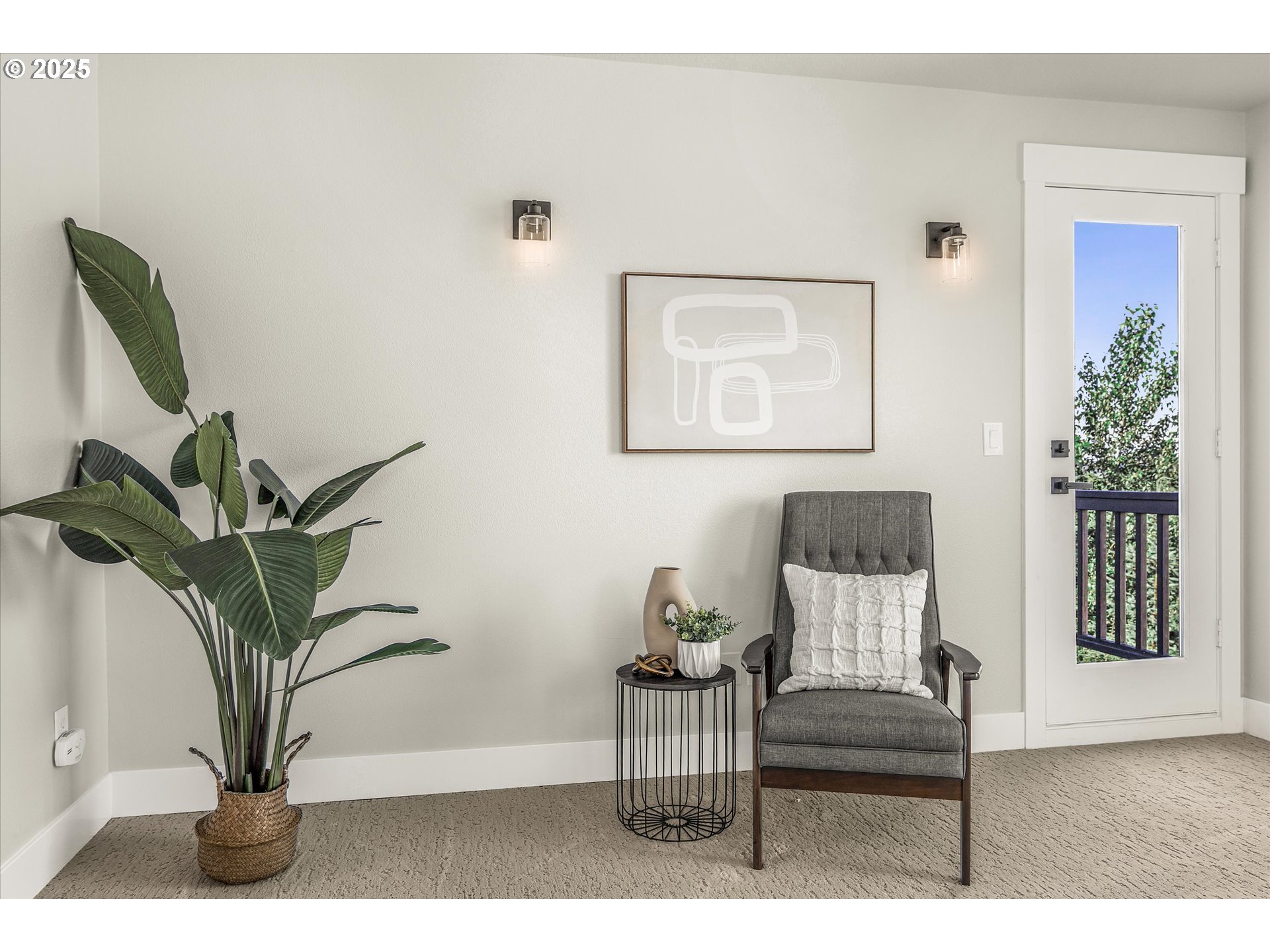 7026 Southeast 156th Avenue Portland, OR 97236 - Photo 21 of 48 a living room with furniture and a potted plant