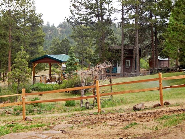 804 Sioux Road Florissant, CO 80816 - Photo 4 of 4 View to backyard from horse/livestock dry lot.