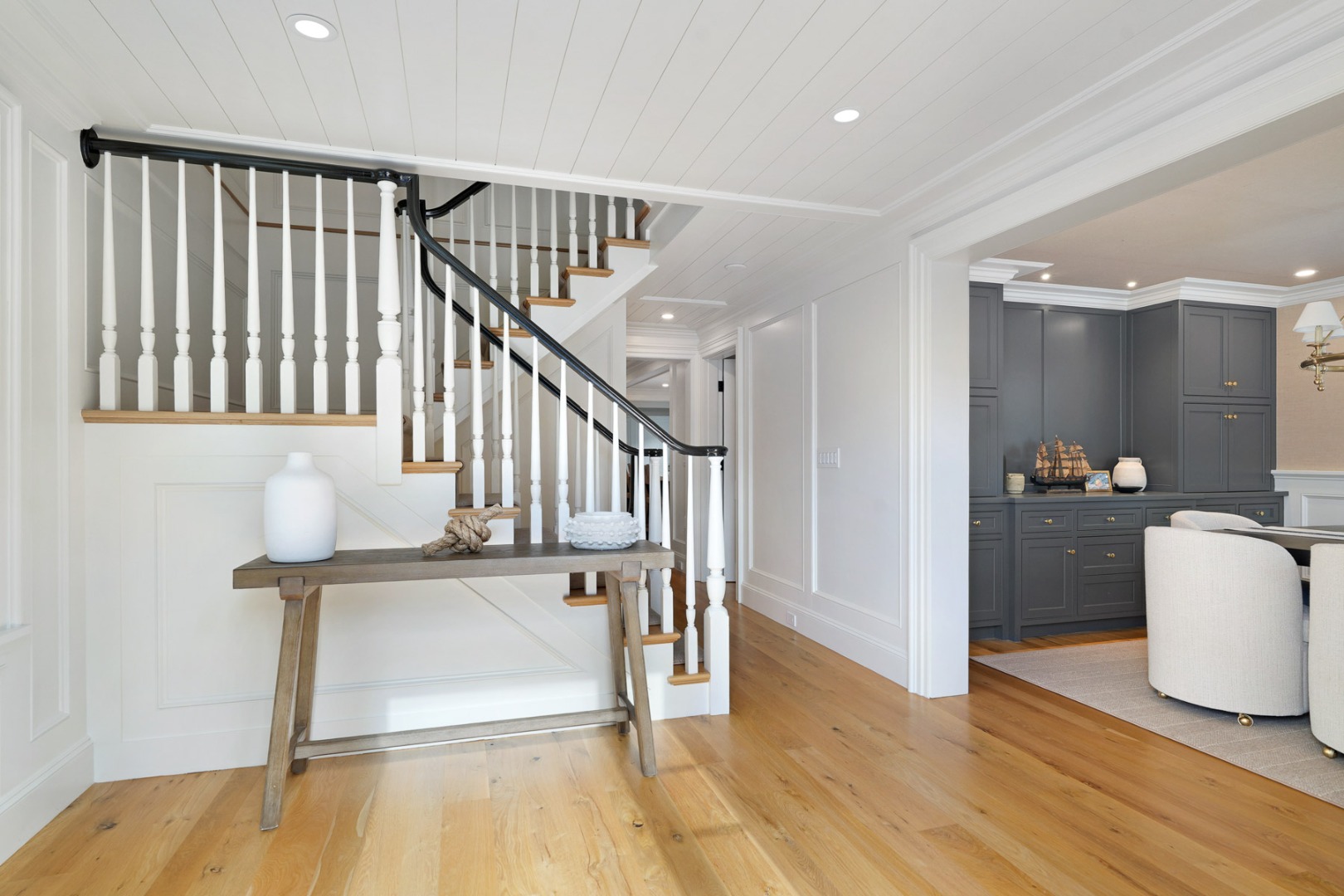 56 North Summer Street Edgartown, MA 02539 - Photo 15 of 77 a view of entryway and hall with wooden floor