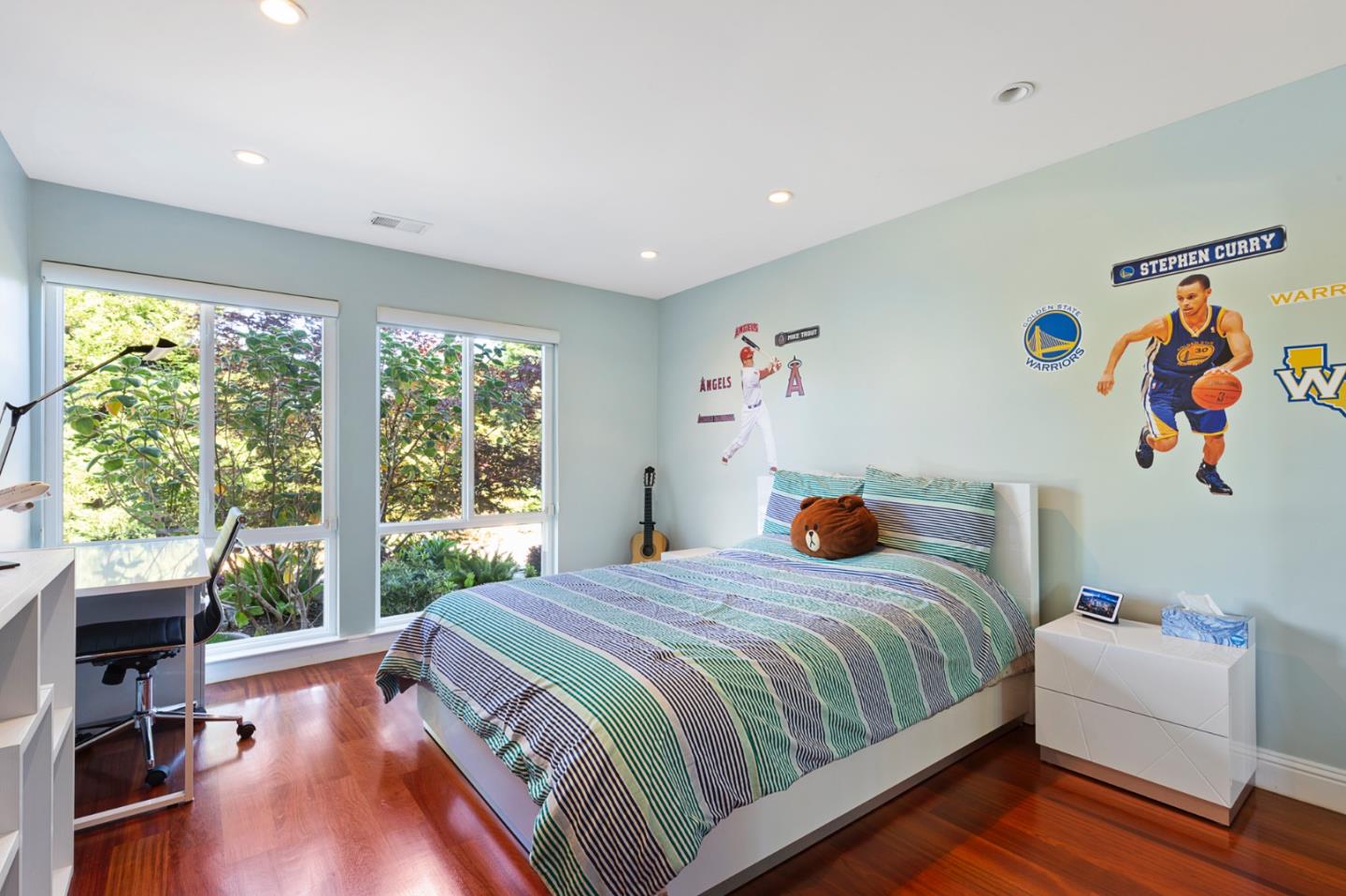 36 Tobin Clark Drive Hillsborough, CA 94010 - Photo 13 of 50 a bedroom with a bed and a large window