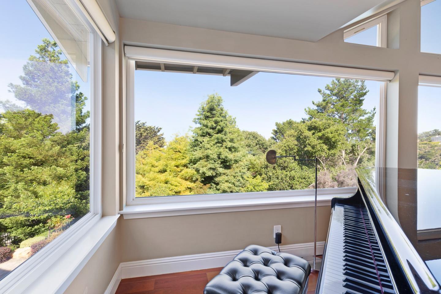 36 Tobin Clark Drive Hillsborough, CA 94010 - Photo 22 of 50 a view of balcony with wooden floor
