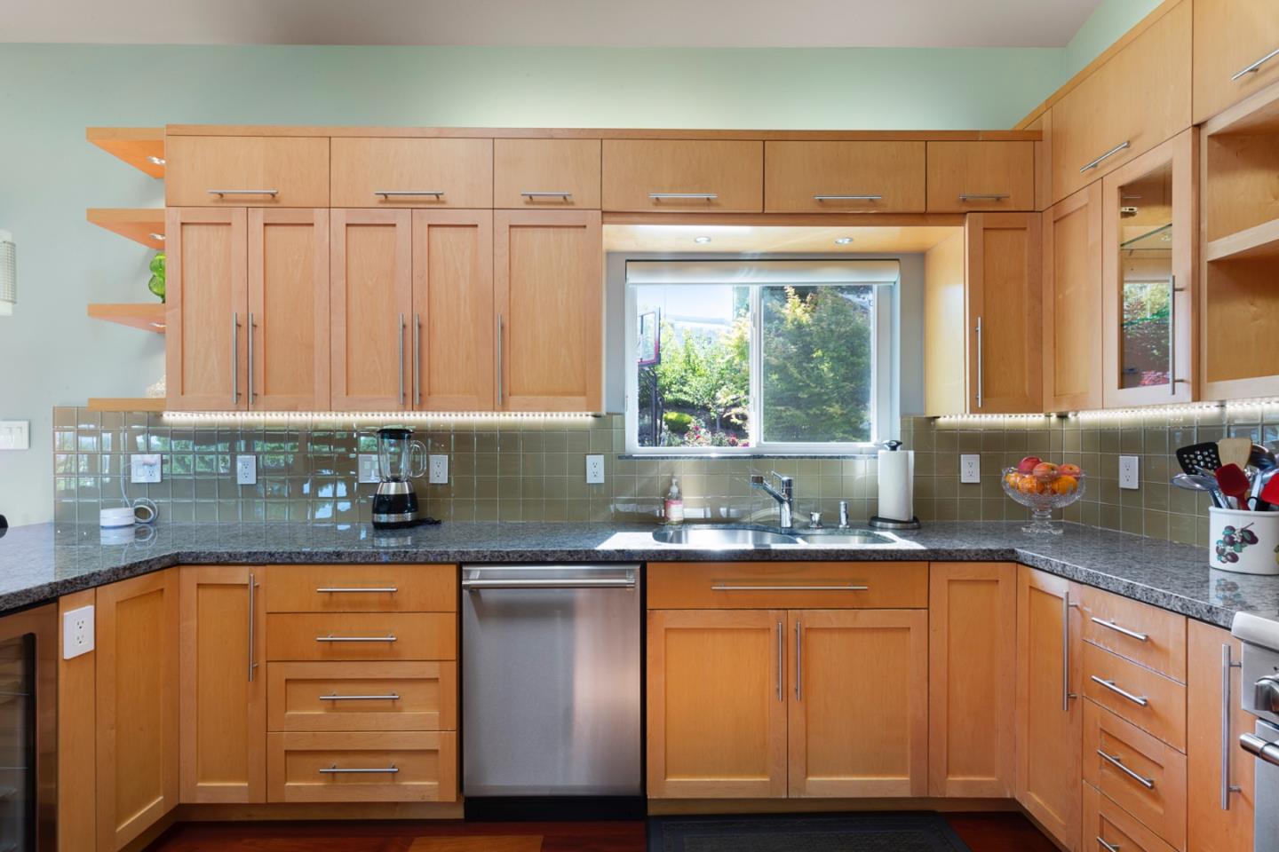 36 Tobin Clark Drive Hillsborough, CA 94010 - Photo 27 of 50 a kitchen with granite countertop a sink stainless steel appliances and cabinets