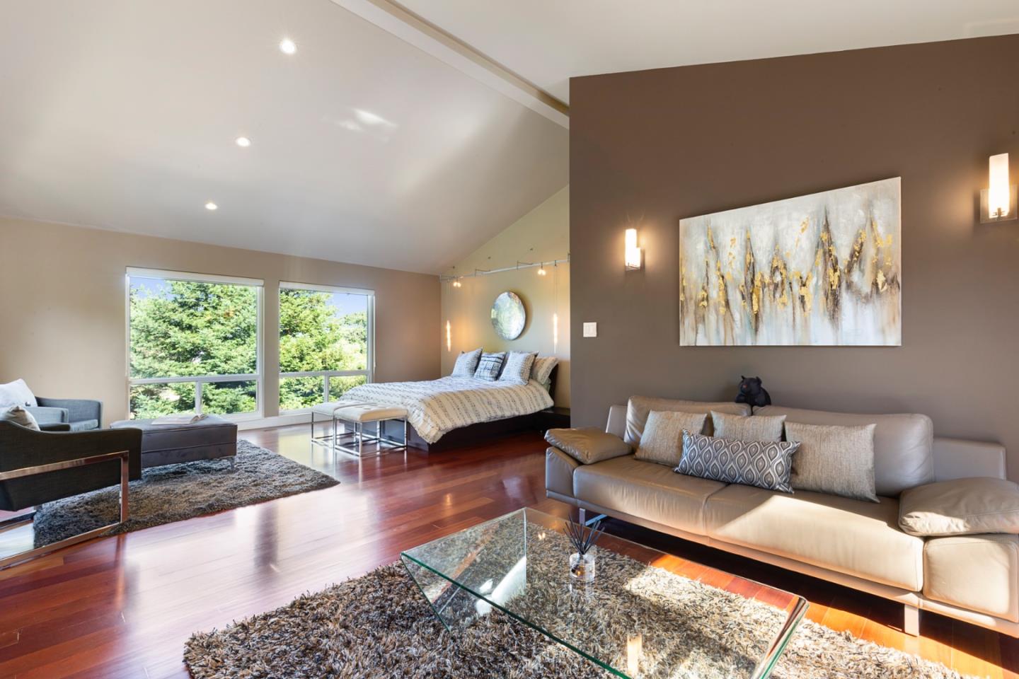 36 Tobin Clark Drive Hillsborough, CA 94010 - Photo 30 of 50 a living room with furniture and a large window