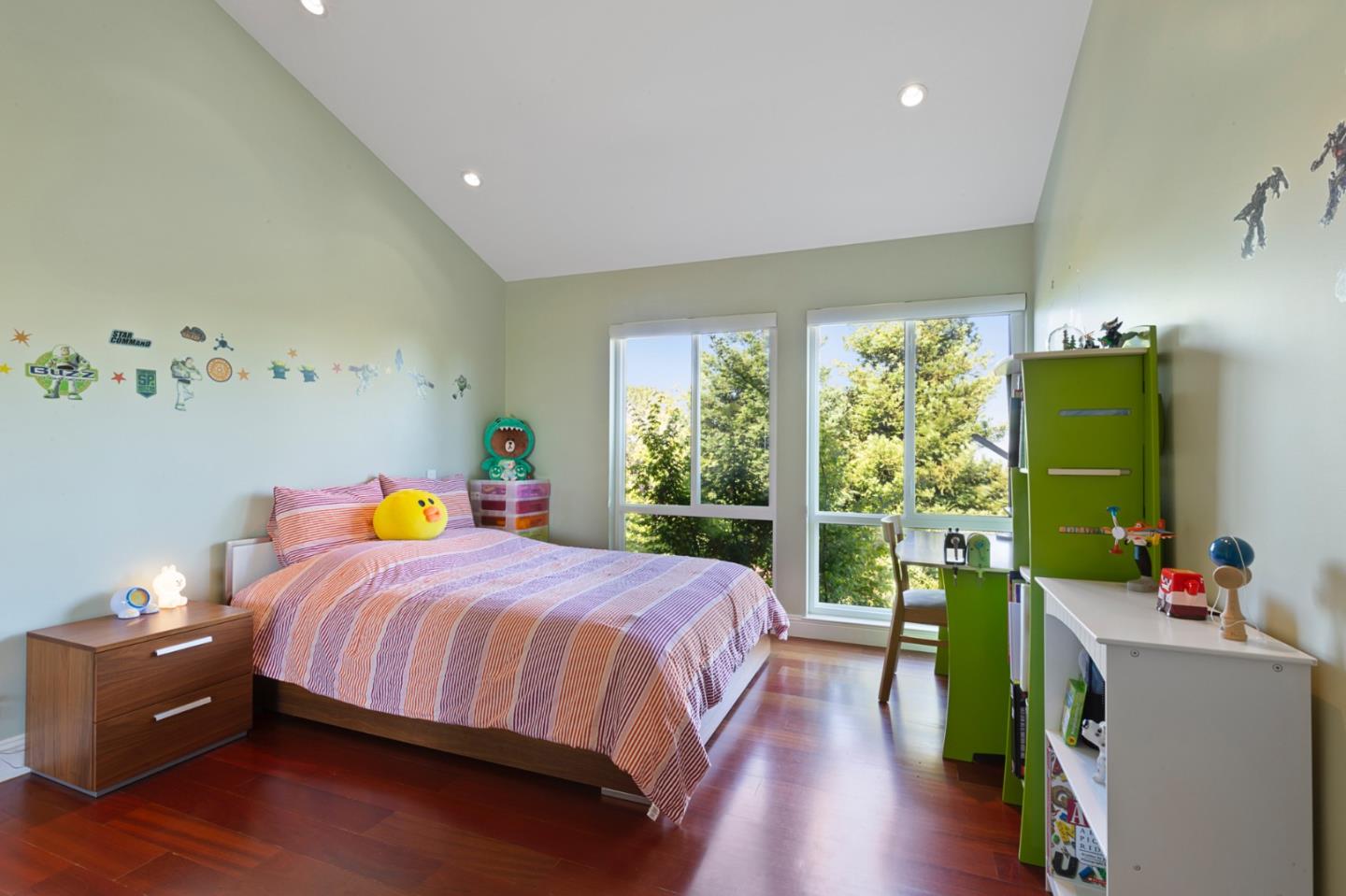 36 Tobin Clark Drive Hillsborough, CA 94010 - Photo 40 of 50 a bed room with a bed and a window