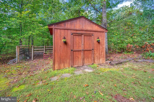 a view of a wooden roof deck