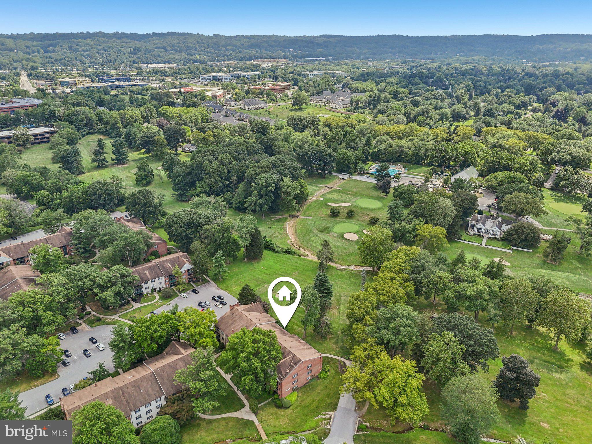 272 Drummers Lane Wayne, PA 19087 - Photo 38 of 46 an aerial view of a forest with houses