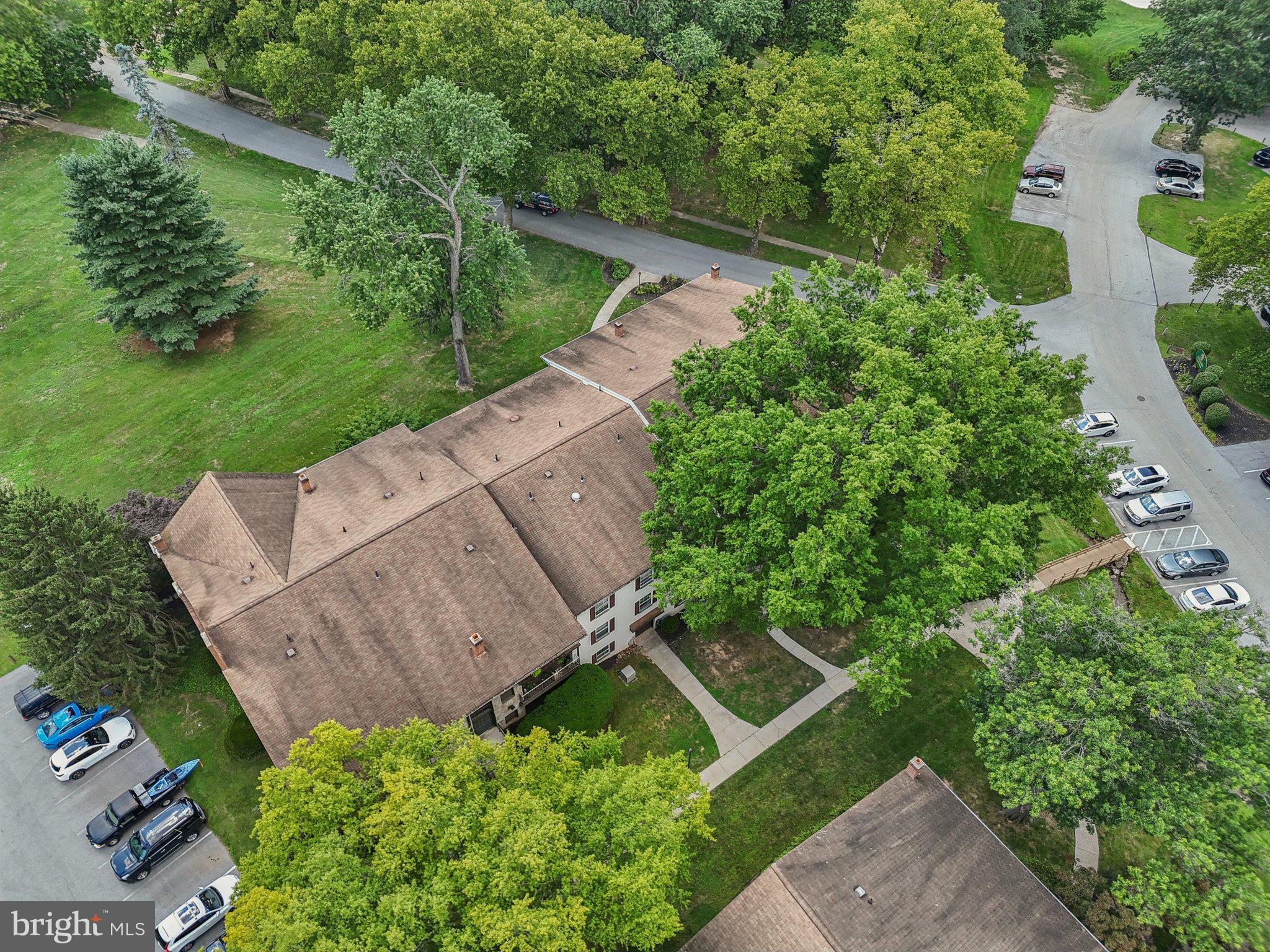 272 Drummers Lane Wayne, PA 19087 - Photo 41 of 46 an aerial view of a house with a yard and a large tree