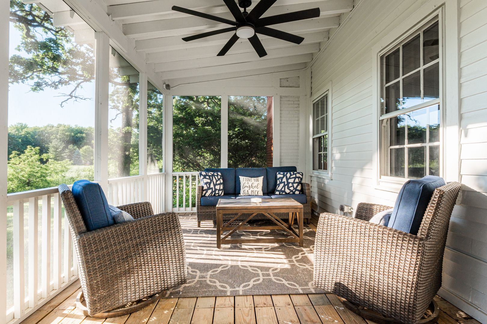 18715 West Edwards Road Antioch, IL 60002 - Photo 29 of 66 a outdoor space with patio the couches and a dining table with garden view